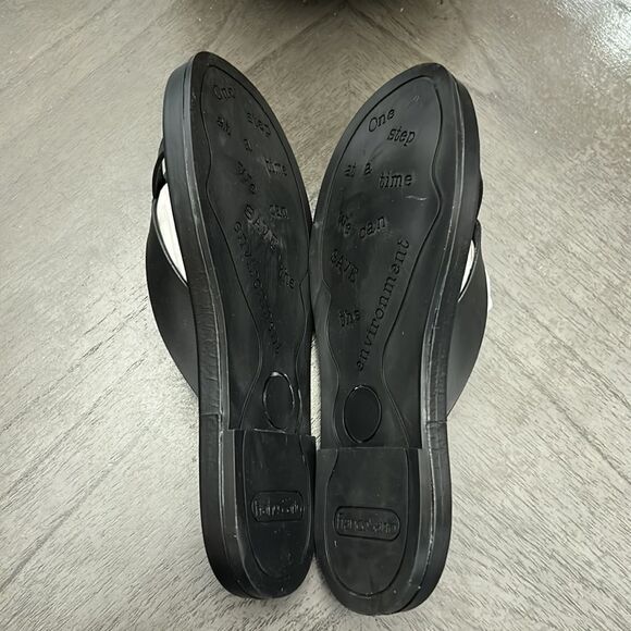 Franco Sarto Oren Womens Faux Leather Slip On Slide Sandals - Picture 5 of 9